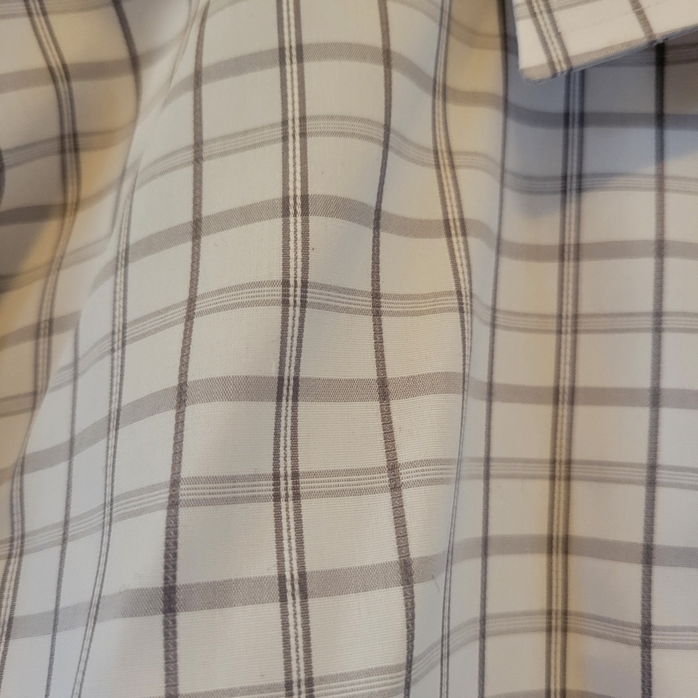 Roundtree & Yorke Gold Label dress casual shirt men's big & tall size 20 34/35 - Picture 2 of 4